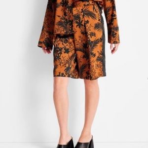 Floral Print Women's Bermuda Shorts